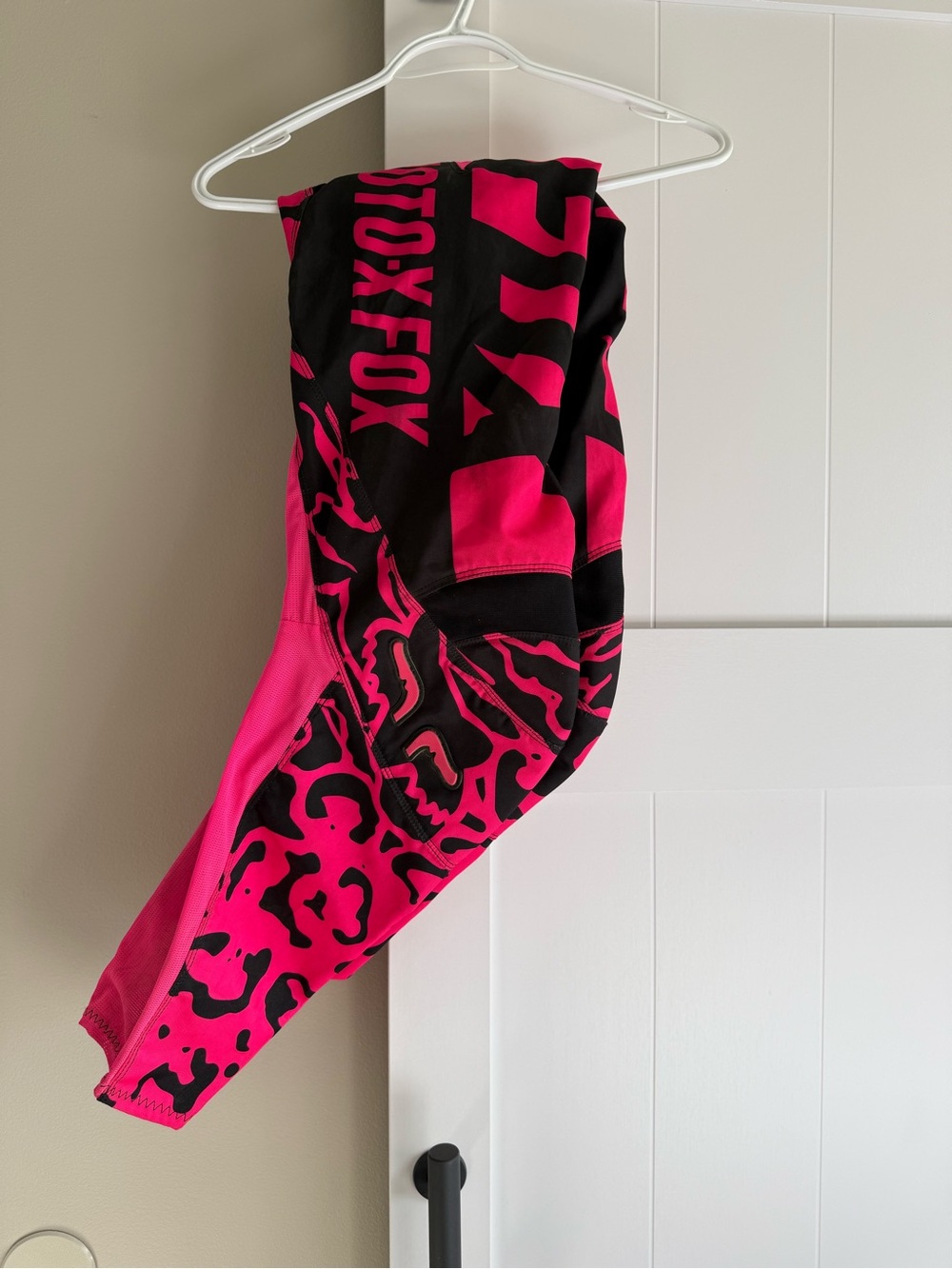 Fox Pink and Black Motocross Jersey and Pants - Picture 3 of 3